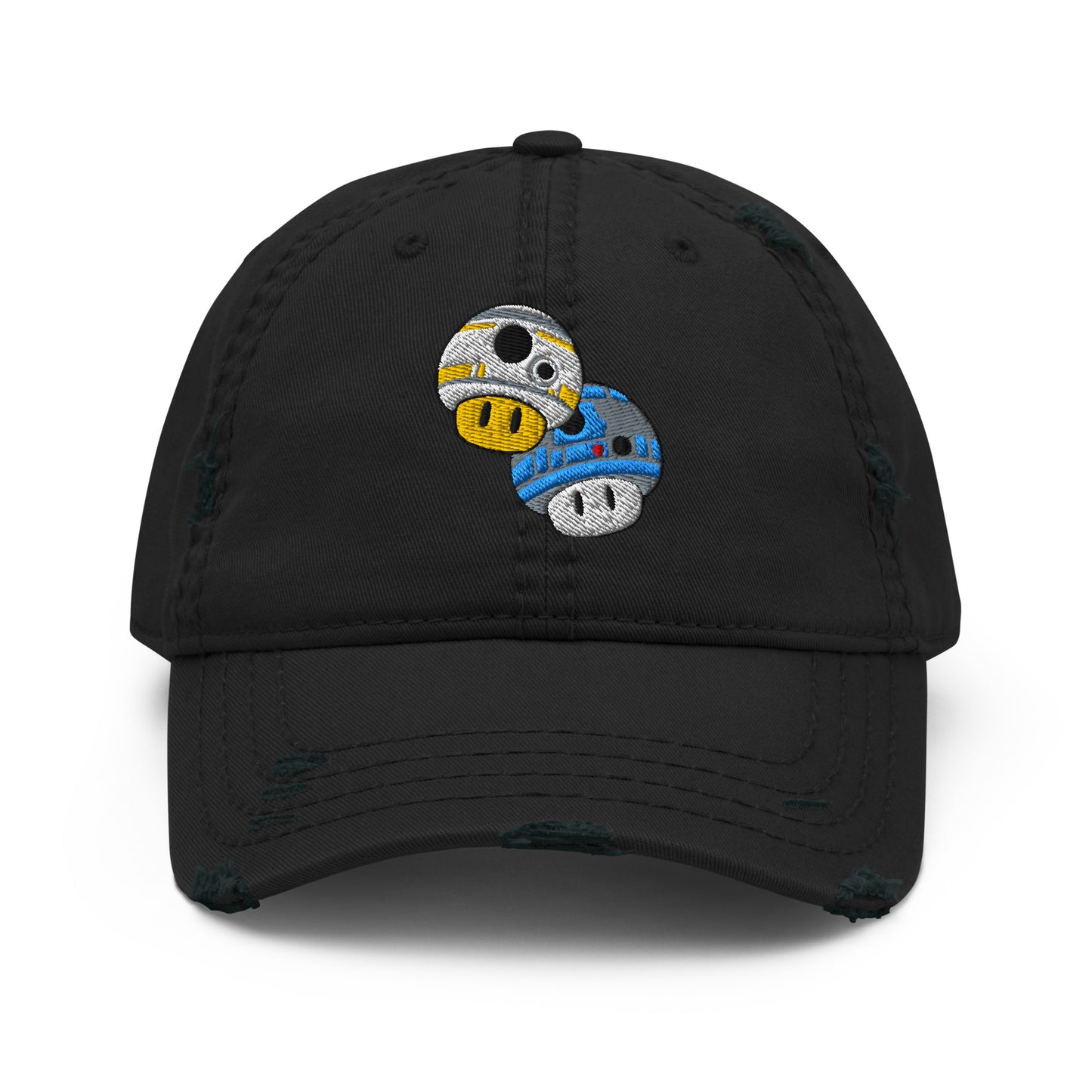 Droidshrooms Distressed Dad Hat