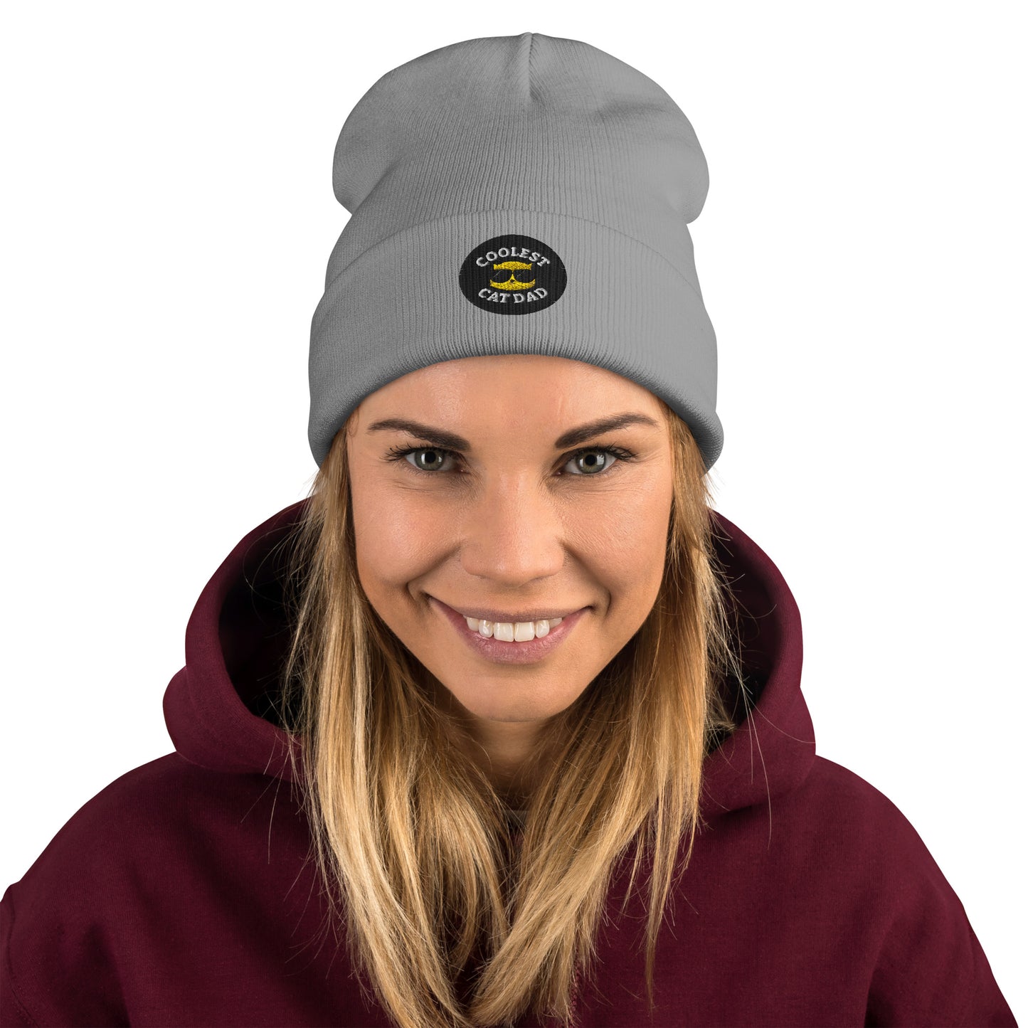 Coolest Cat Dad Beanie | Warm Ears, Cool