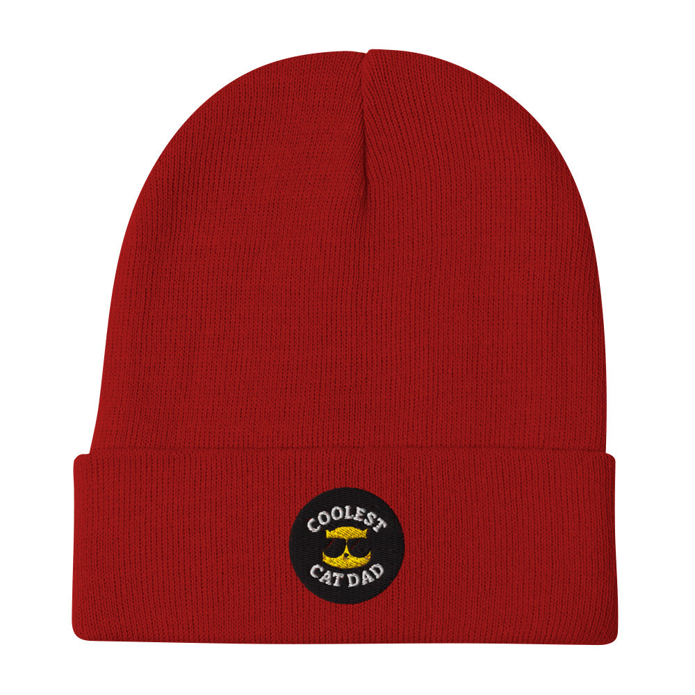 Coolest Cat Dad Beanie | Warm Ears, Cool