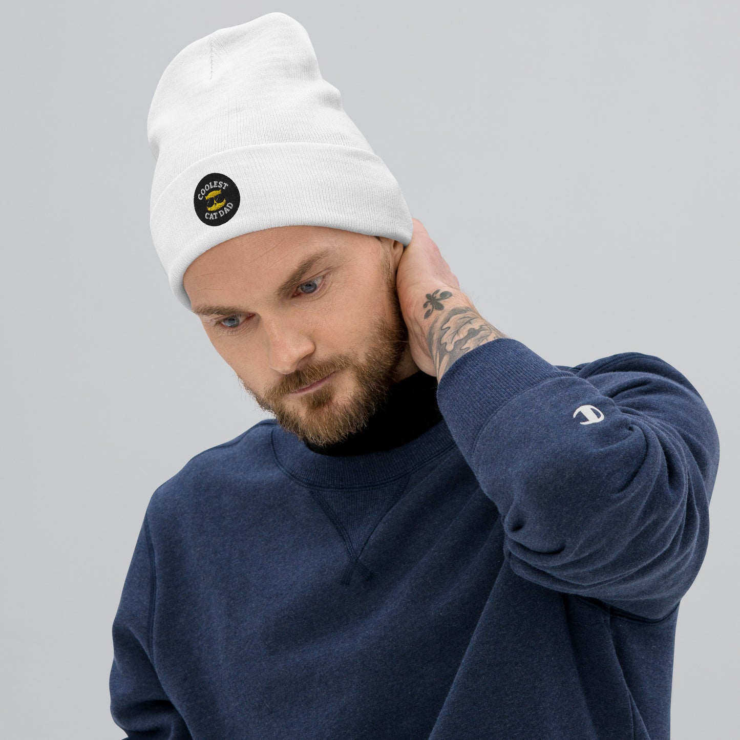 Coolest Cat Dad Beanie | Warm Ears, Cool