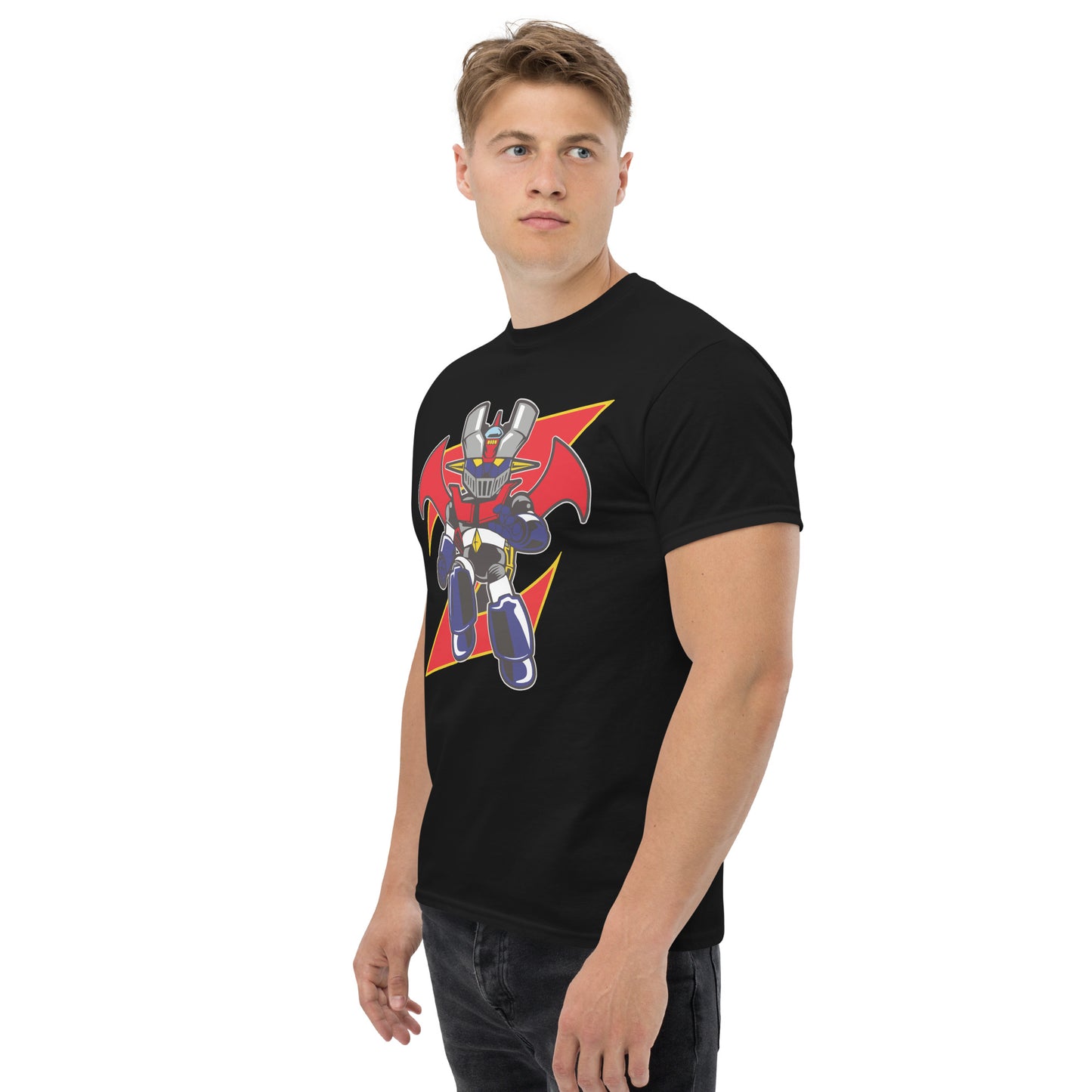 Retro Robo Warrior T-Shirt - Classic Mecha Hero Tee
