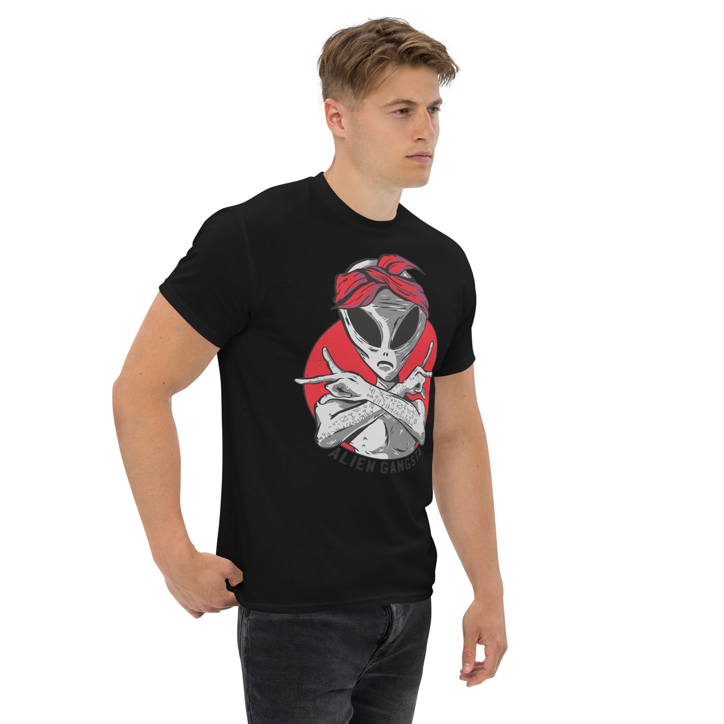 Alien Gangsta T-Shirt - Intergalactic Rebel Tee