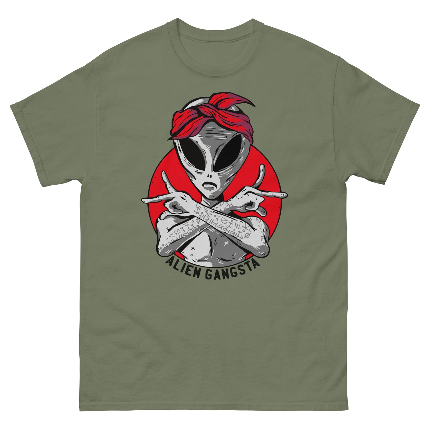 Alien Gangsta T-Shirt - Intergalactic Rebel Tee