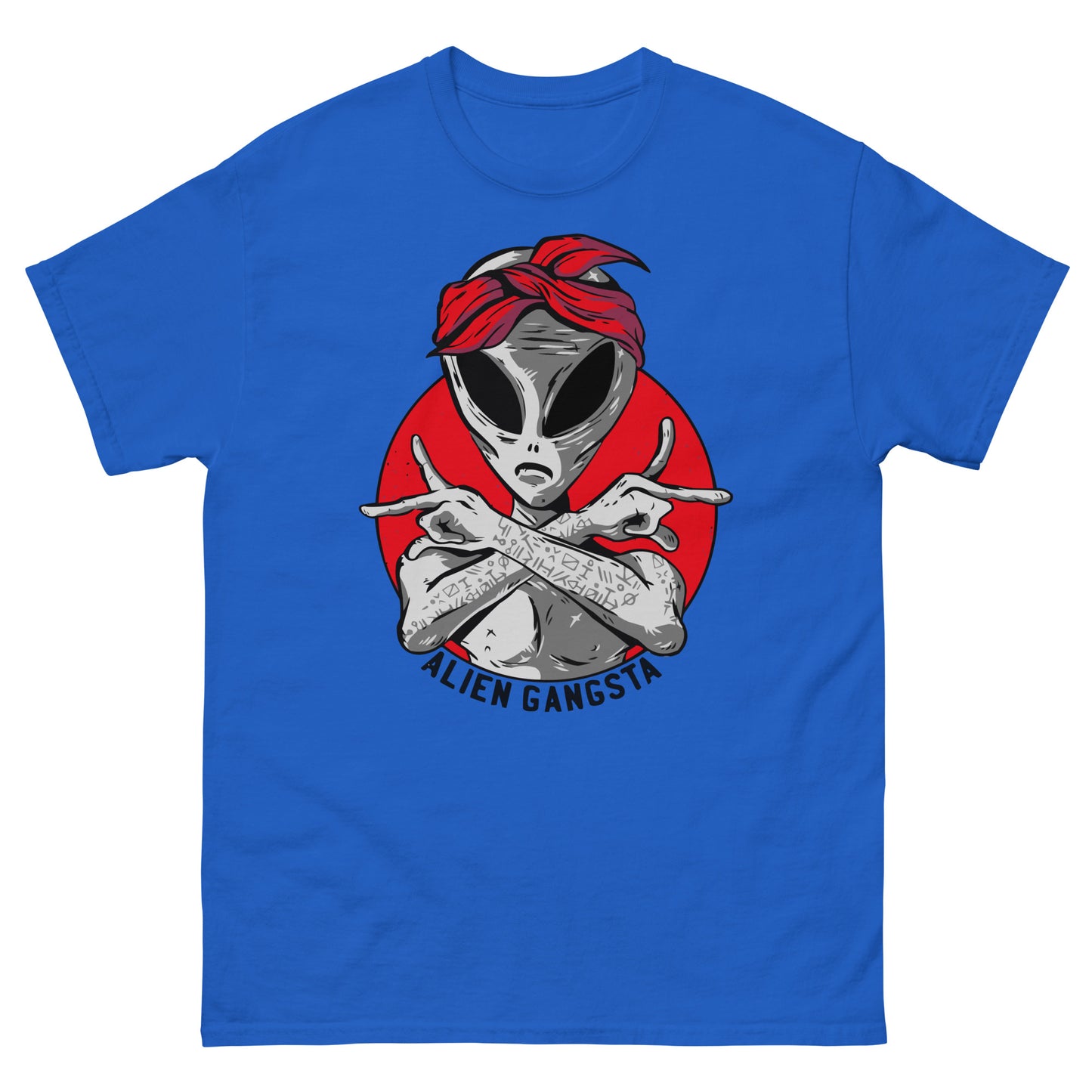 Alien Gangsta T-Shirt - Intergalactic Rebel Tee