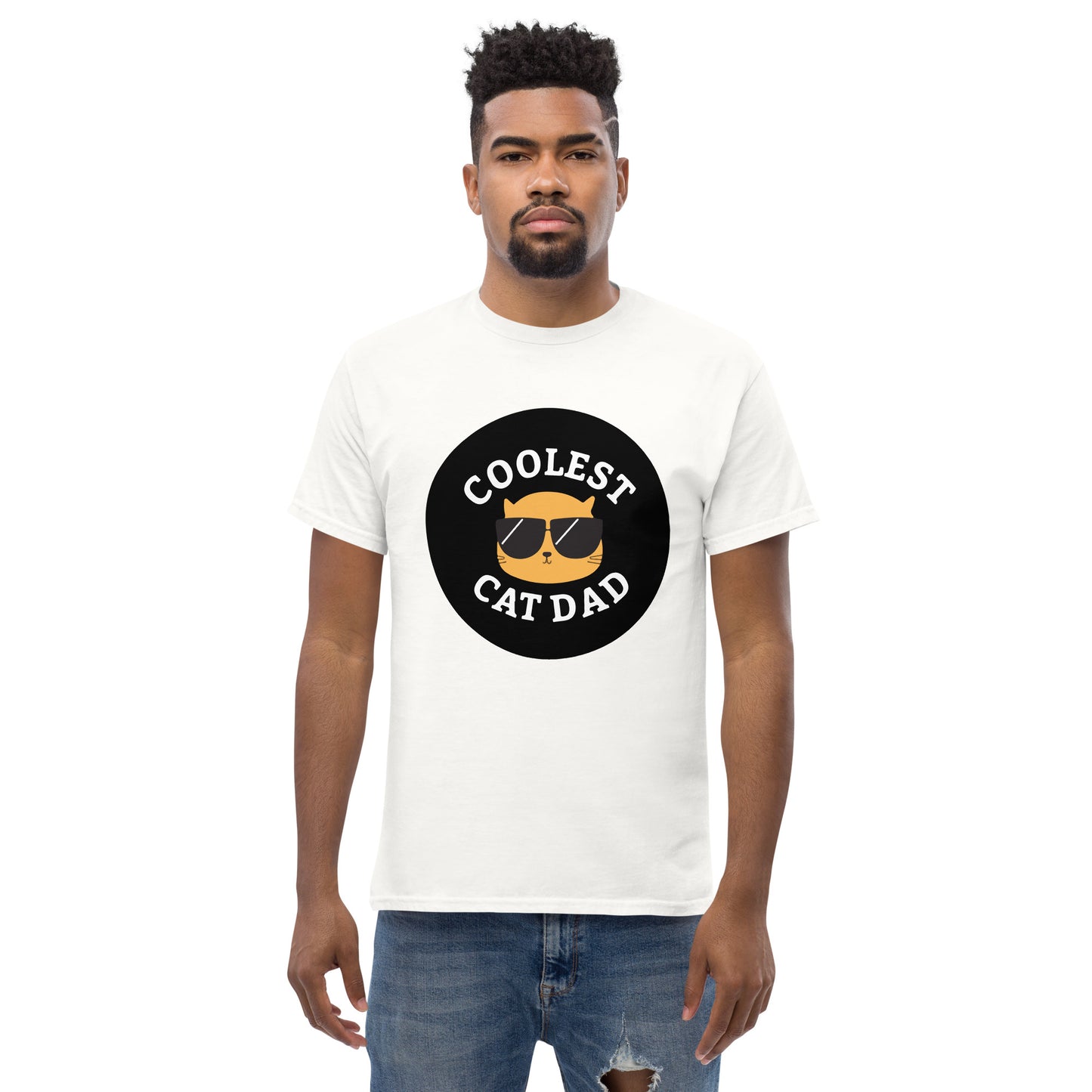 Coolest Cat Dad T-Shirt - Perfect Gift for Cat Lovers