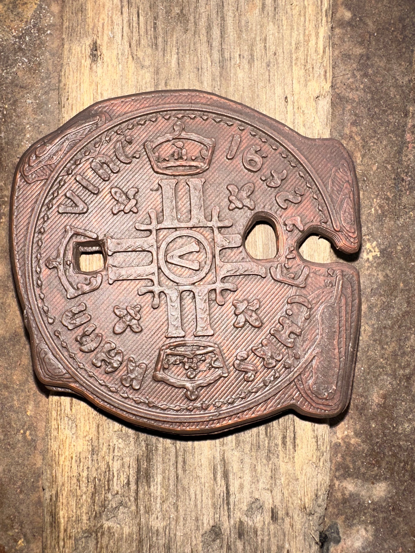 Copper Bones Key & Doubloon Replica – The Goonies Hand-Painted Prop