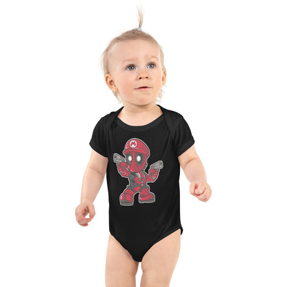 Plumber Assassin Baby Onesie – Chibi Mashup Bodysuit