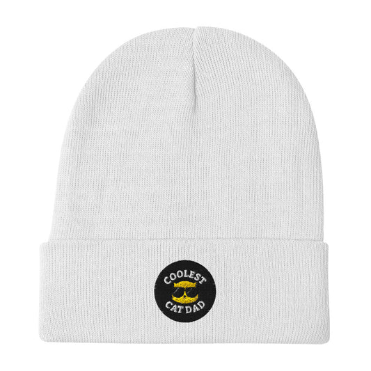 Coolest Cat Dad Beanie | Warm Ears, Cool