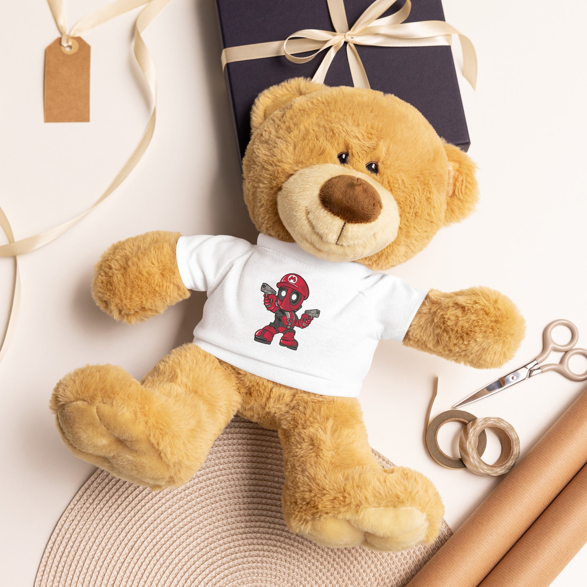 Teddy Bear – Plumber Assassin Red Mercenary Tee