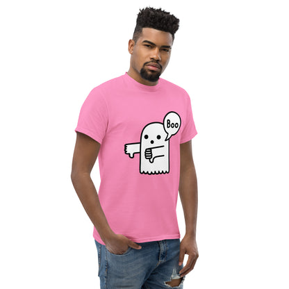 Boo Thumbs Down Ghost T-Shirt - Funny Halloween Tee