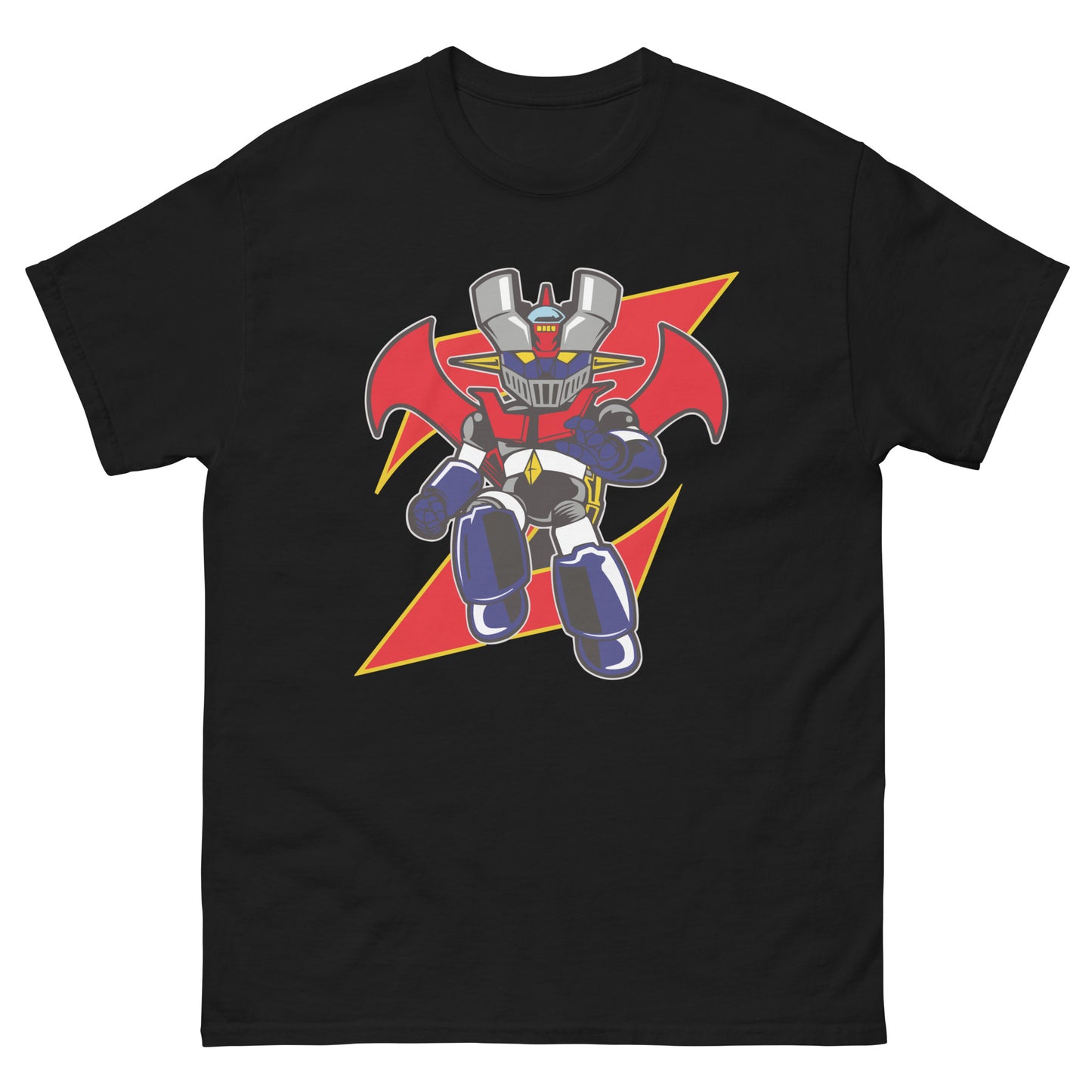 Retro Robo Warrior T-Shirt - Classic Mecha Hero Tee