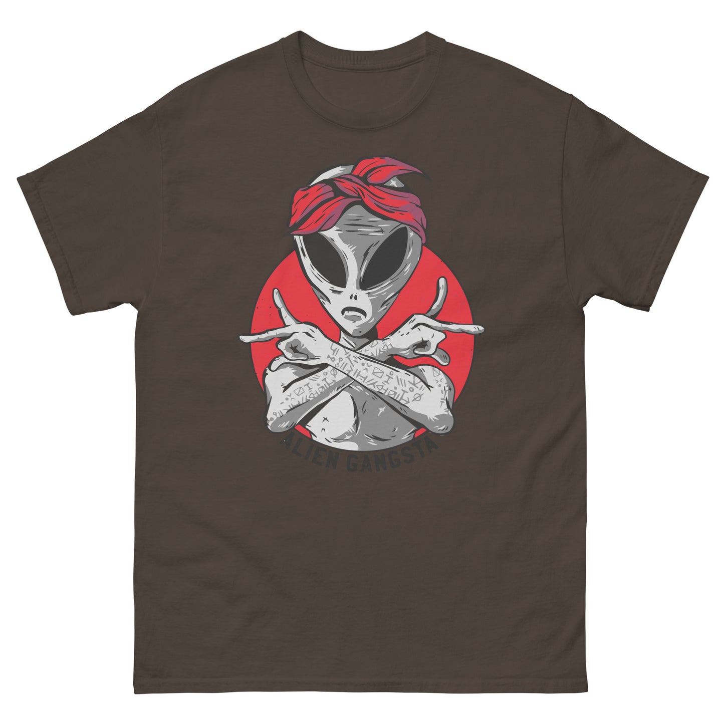 Alien Gangsta T-Shirt - Intergalactic Rebel Tee