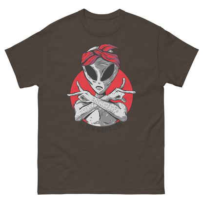 Alien Gangsta T-Shirt - Intergalactic Rebel Tee