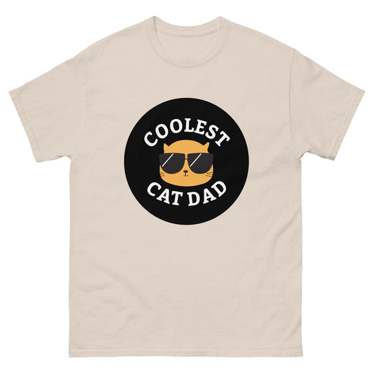 Coolest Cat Dad T-Shirt - Perfect Gift for Cat Lovers