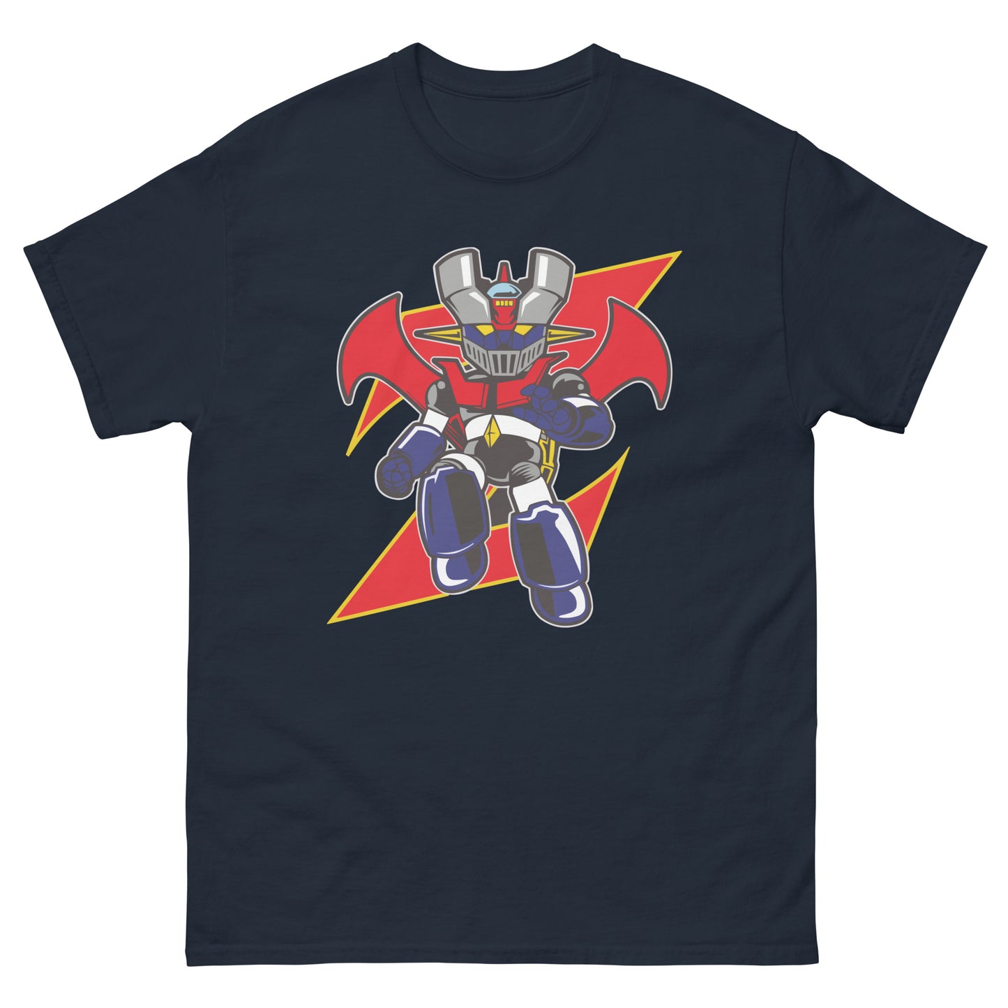 Retro Robo Warrior T-Shirt - Classic Mecha Hero Tee