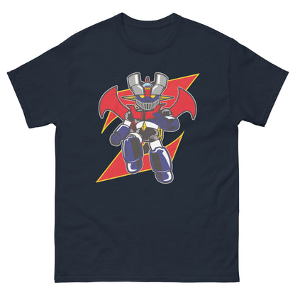 Retro Robo Warrior T-Shirt - Classic Mecha Hero Tee