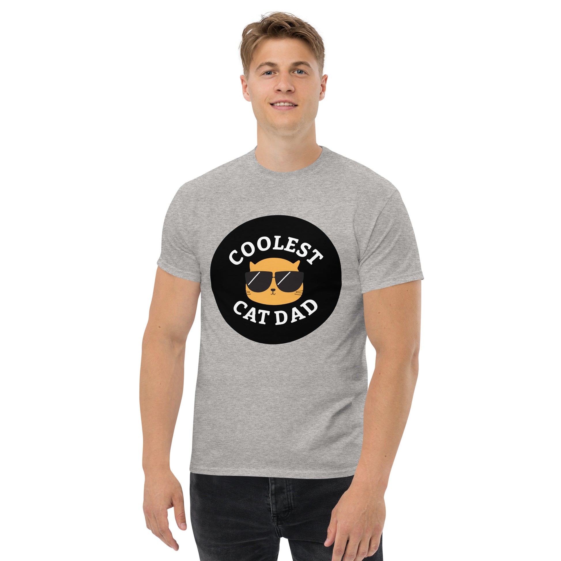 Coolest Cat Dad T-Shirt - Perfect Gift for Cat Lovers